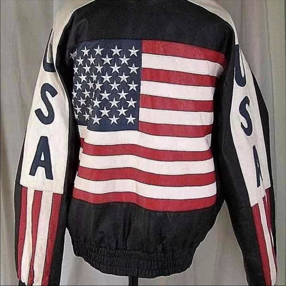 Men xl USA leather jacket